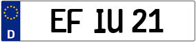 Truck License Plate